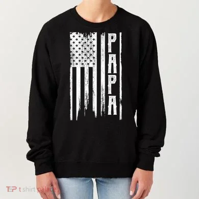American Papa Flag Women's Sweatshirt