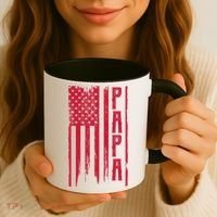 American Papa Flag Coffee Mug thumb 3