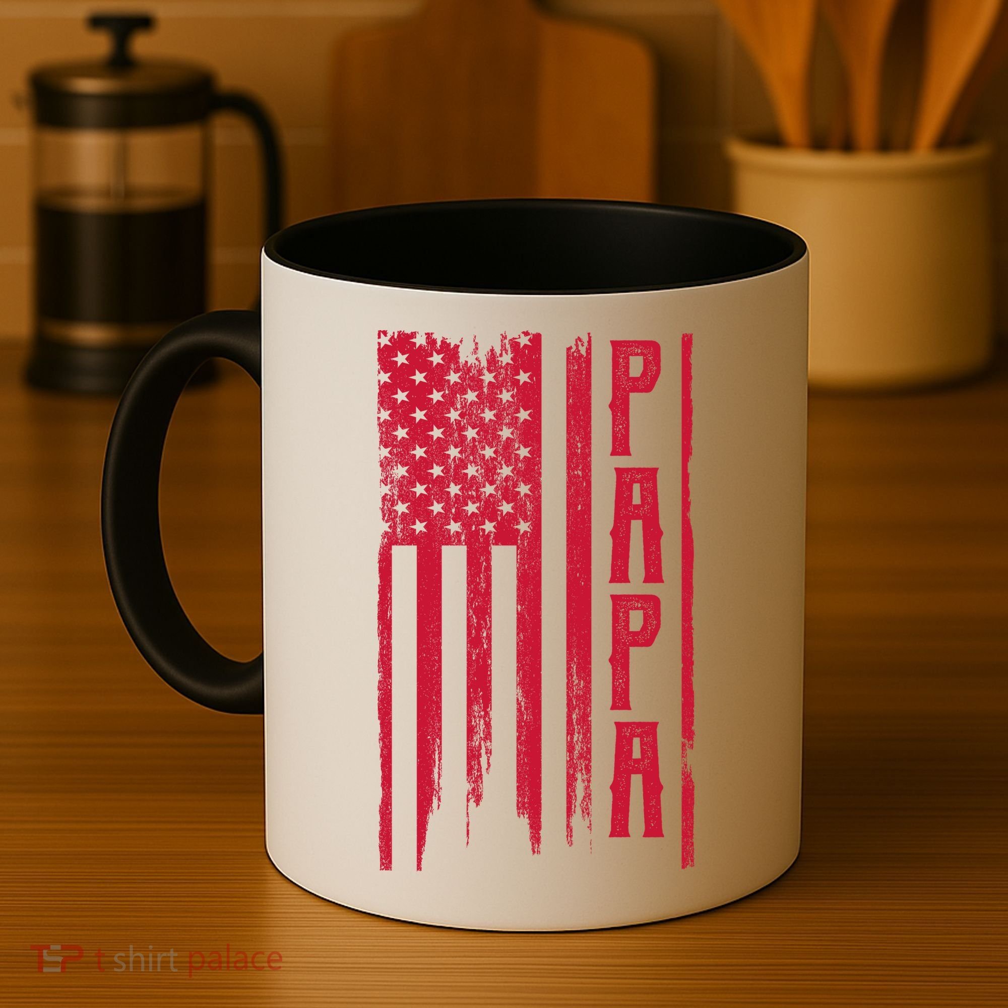 American Papa Flag Coffee Mug