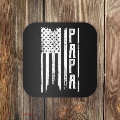 American Papa Flag Coaster