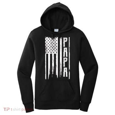 American Papa Flag Women's Hoodie