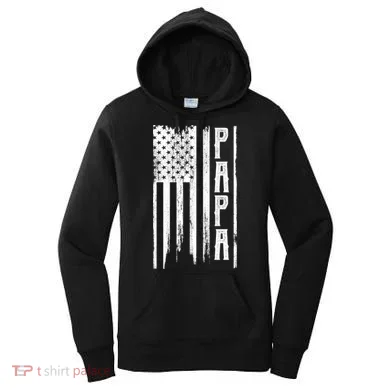 American Papa Flag Women's Hoodie