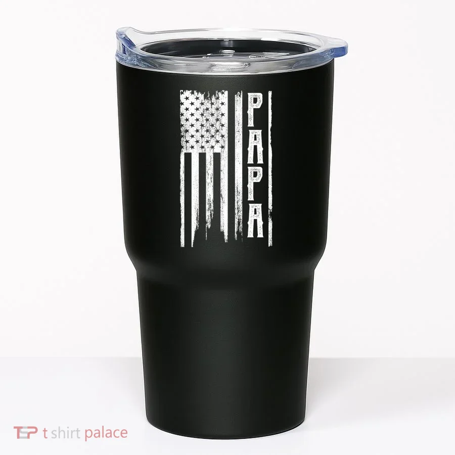 American Papa Flag Tumbler