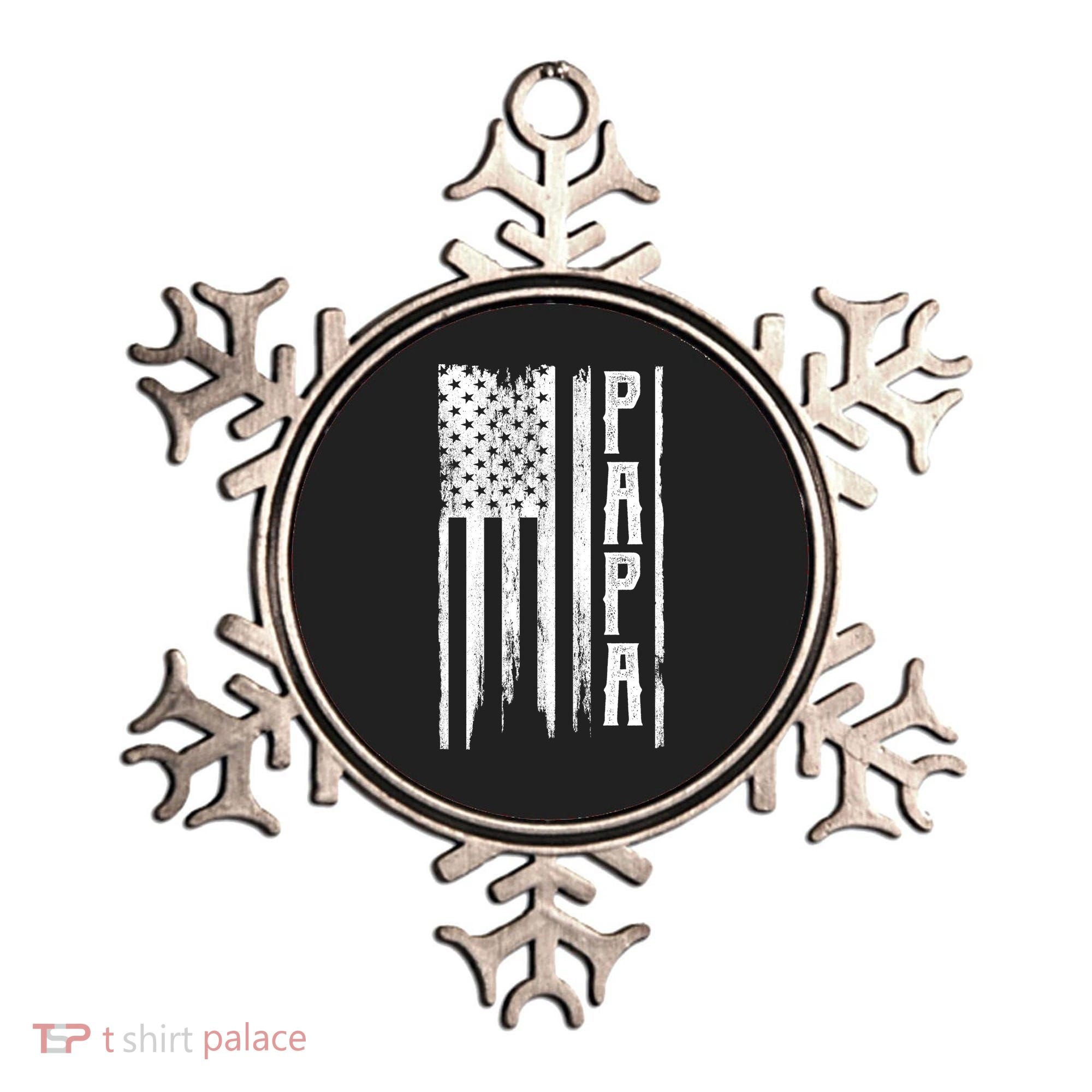 American Papa Flag Ornament