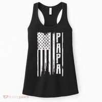 American Papa Flag Women's Tank Top thumb 0