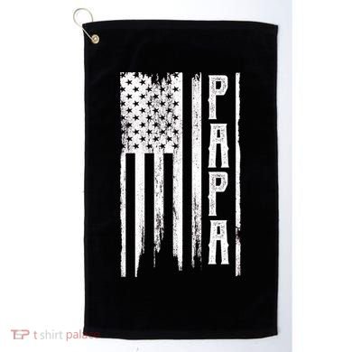American Papa Flag Golf Towel
