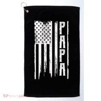 American Papa Flag Golf Towel thumb 0
