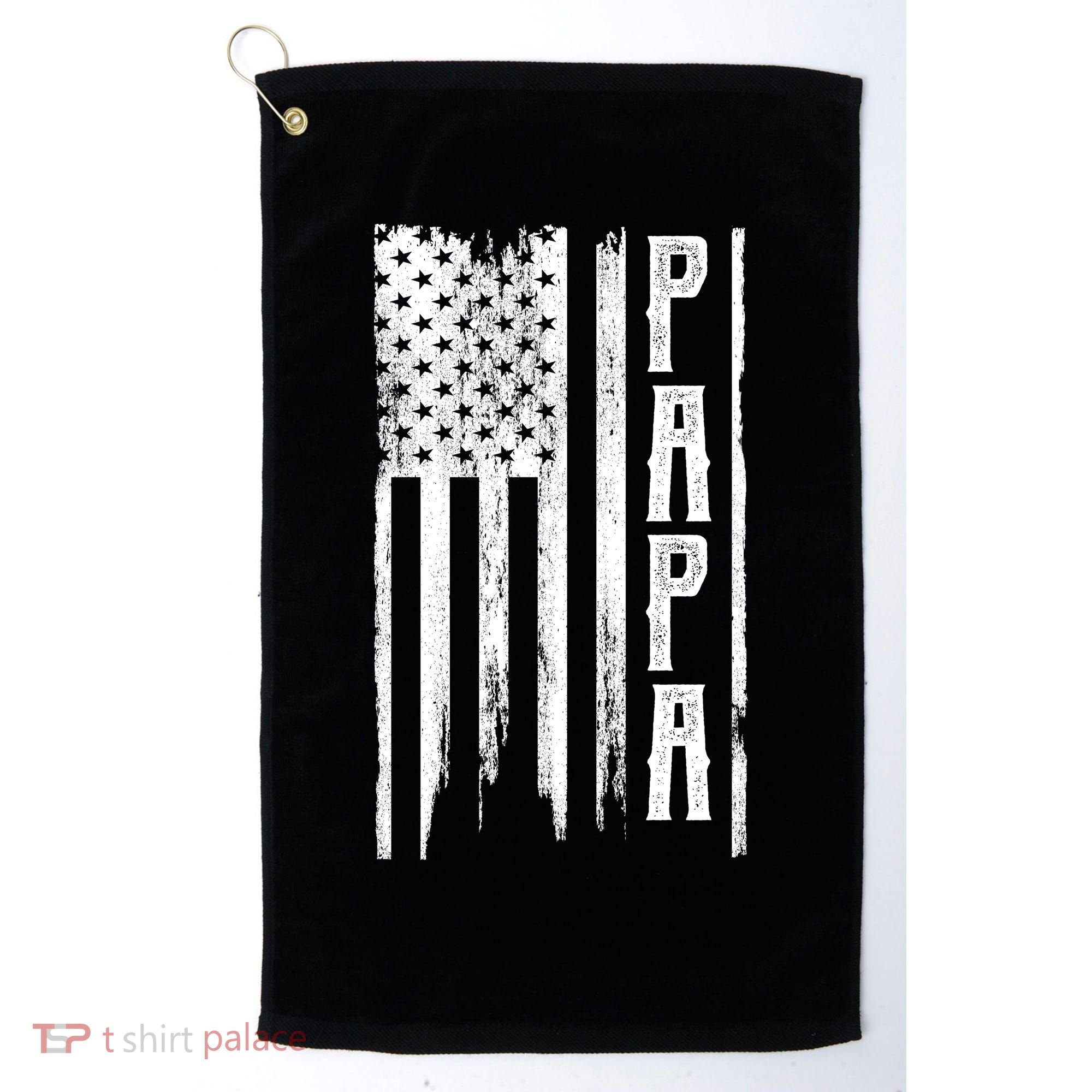 American Papa Flag Golf Towel