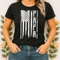 American Papa Flag Women's T-Shirt thumb 2