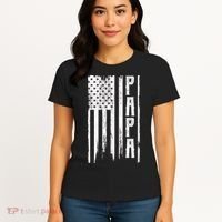 American Papa Flag Women's T-Shirt thumb 4
