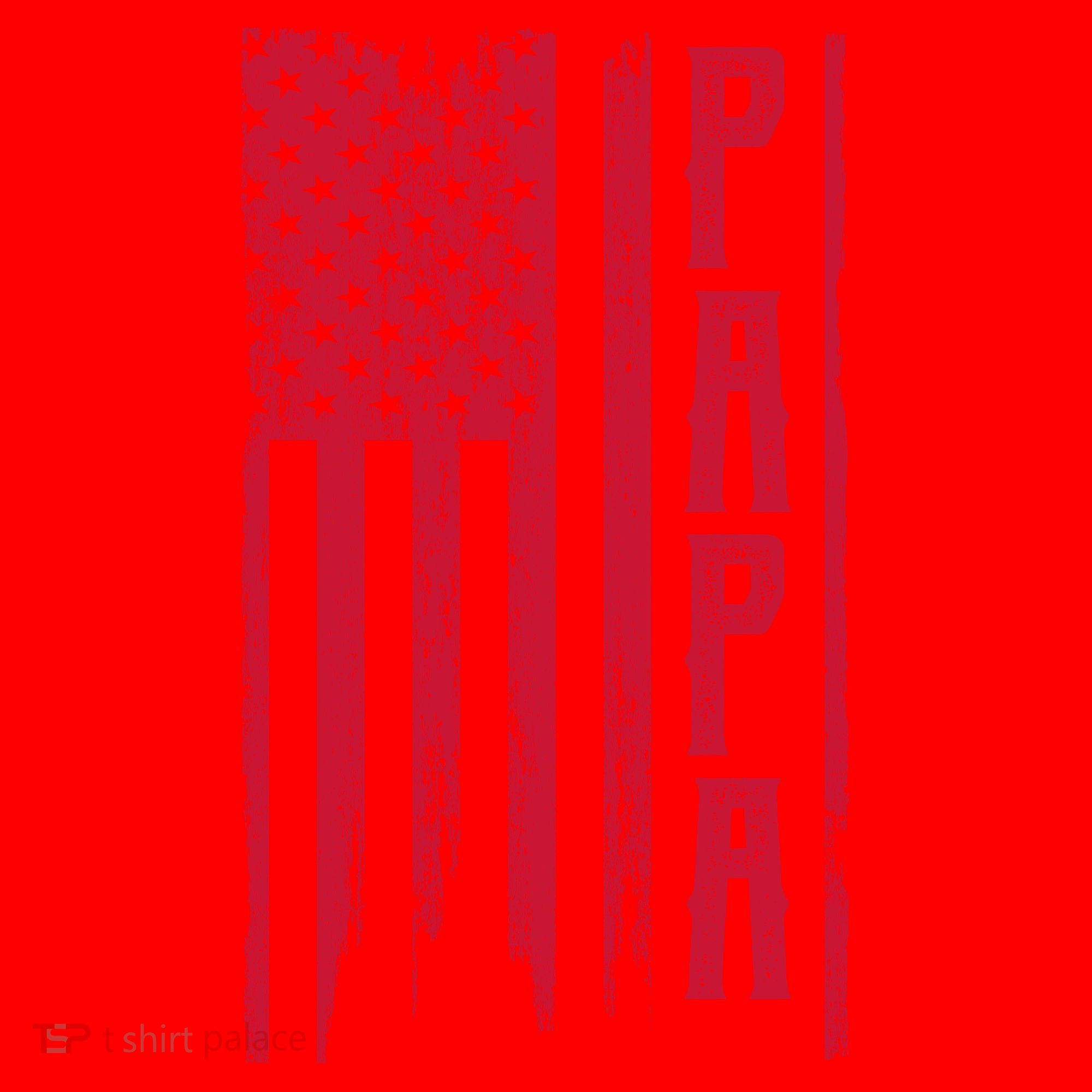 American Papa Flag Santa Hat