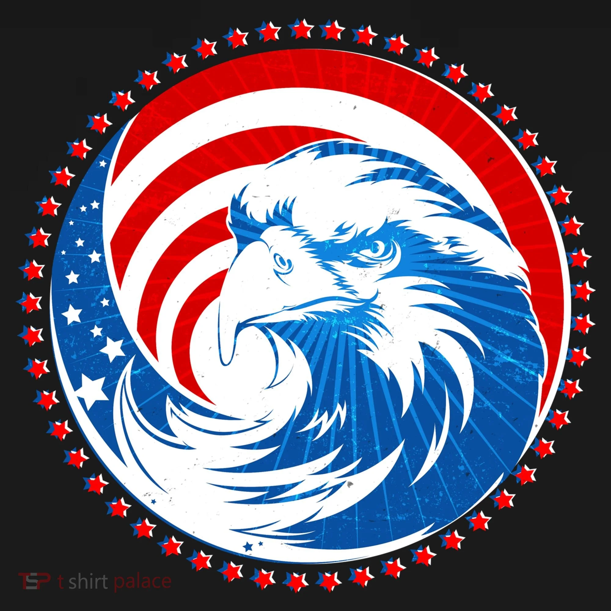 American Patriot Eagle Emblem Doggie Tank
