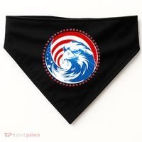American Patriot Eagle Emblem USA-Made Doggie Bandana thumb 0