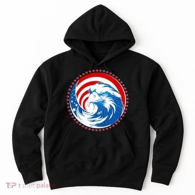 American Patriot Eagle Emblem Hoodie