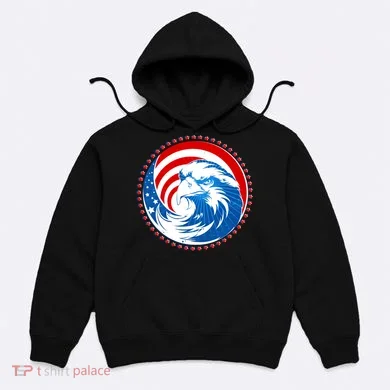 American Patriot Eagle Emblem Hoodie