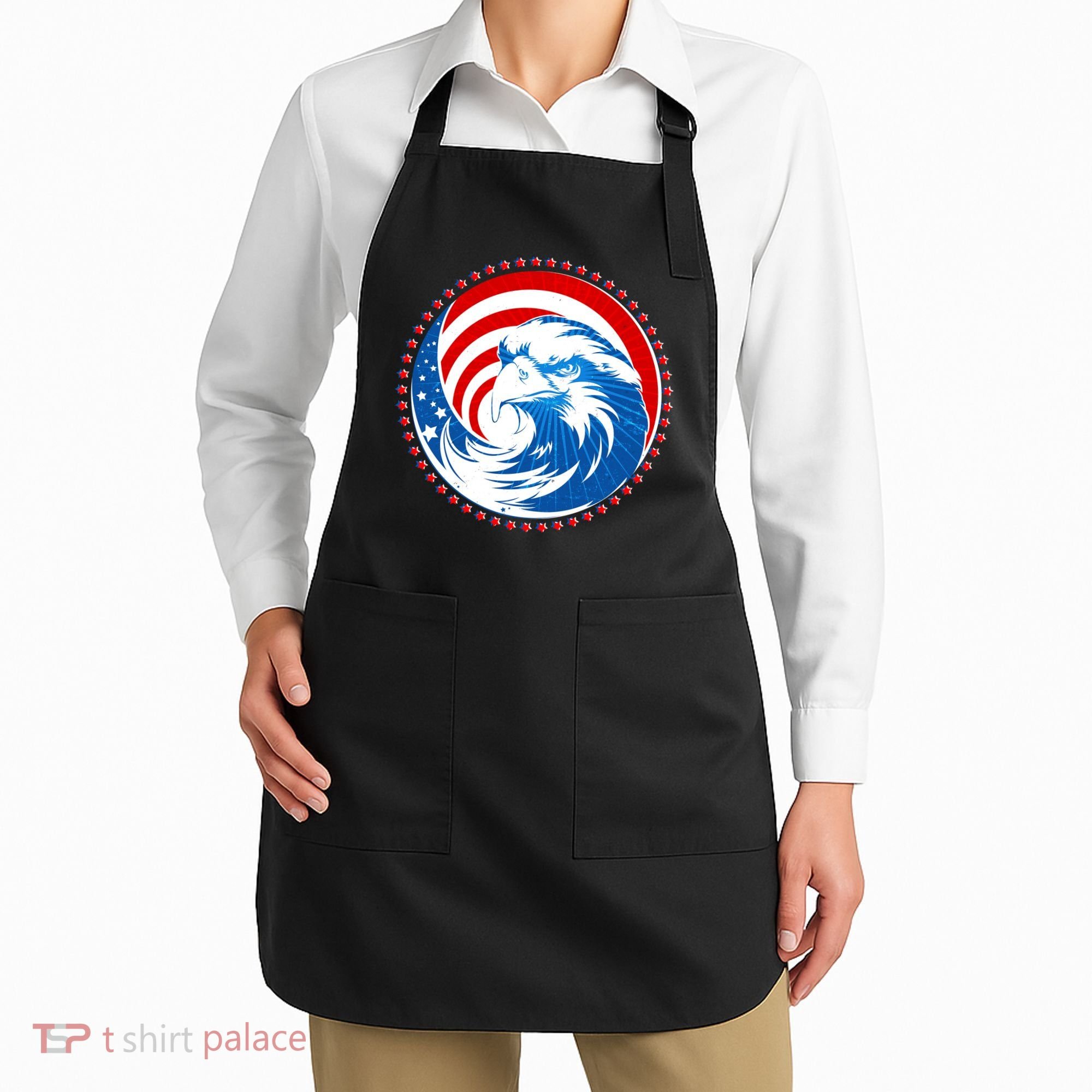 American Patriot Eagle Emblem Apron