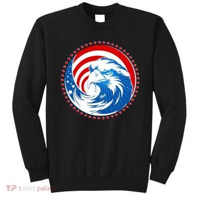 American Patriot Eagle Emblem Sweatshirt