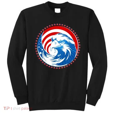 American Patriot Eagle Emblem Sweatshirt