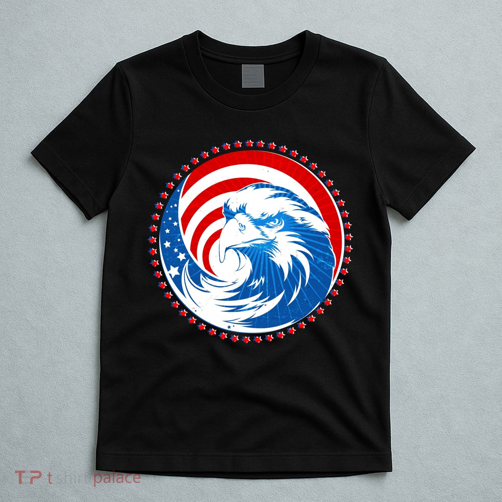 American Patriot Eagle Emblem T-Shirt