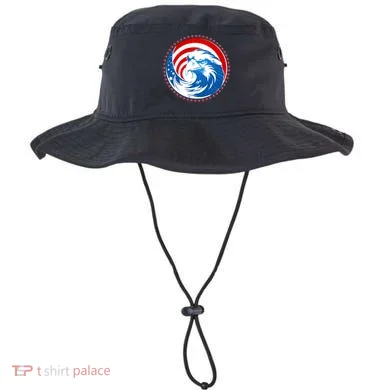 American Patriot Eagle Emblem Bucket Hat