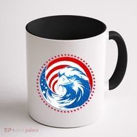American Patriot Eagle Emblem Coffee Mug thumb 1