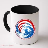 American Patriot Eagle Emblem Coffee Mug thumb 0