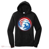 American Patriot Eagle Emblem Women's Hoodie thumb 0