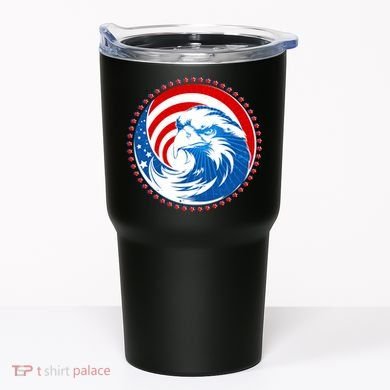 American Patriot Eagle Emblem Tumbler