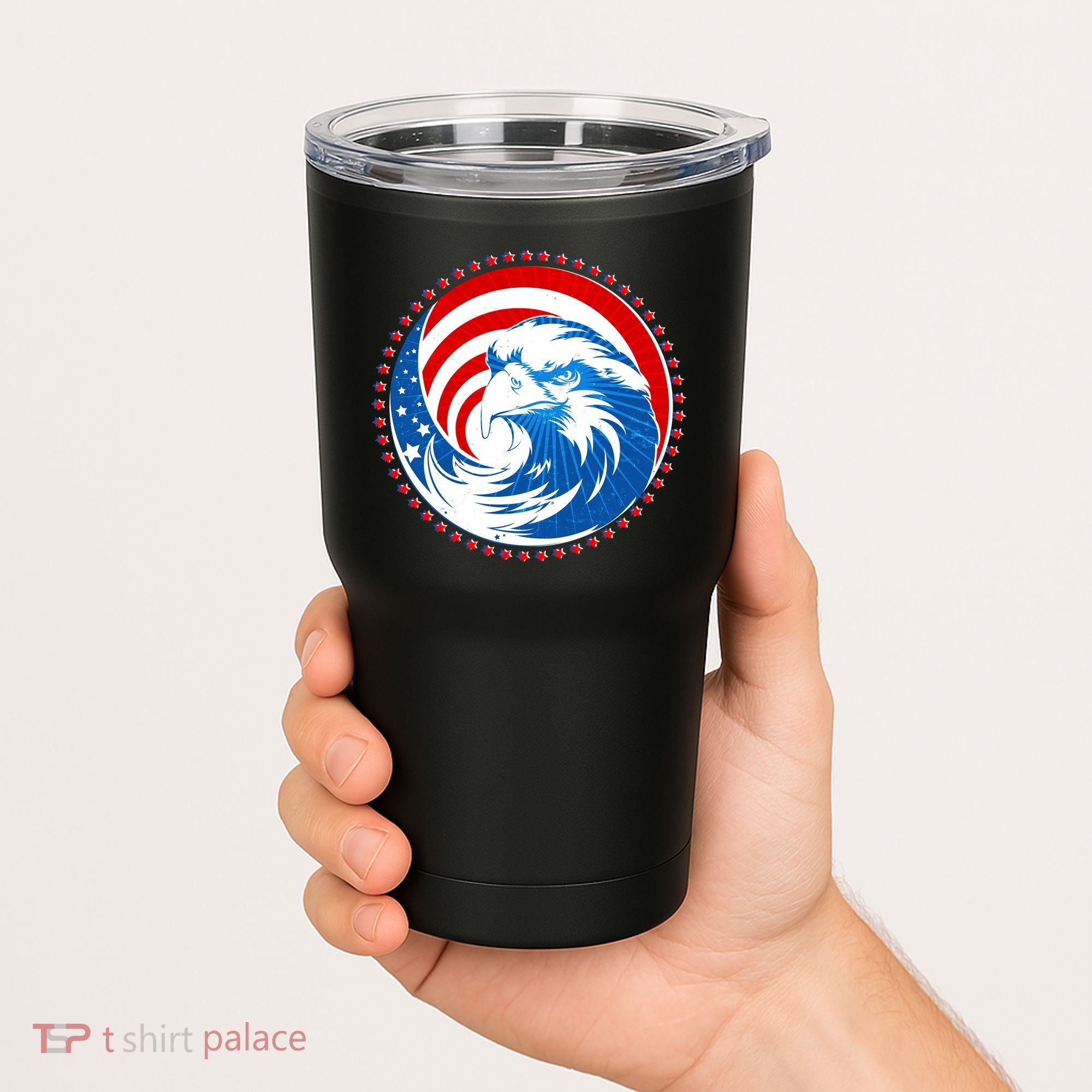 American Patriot Eagle Emblem Tumbler