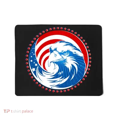 American Patriot Eagle Emblem Mousepad