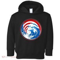 American Patriot Eagle Emblem Toddler Hoodie thumb 0