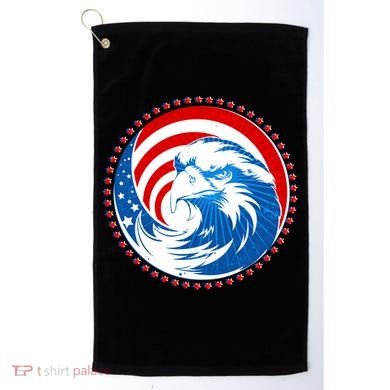 American Patriot Eagle Emblem Golf Towel