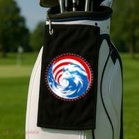 American Patriot Eagle Emblem Golf Towel thumb 2