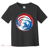 American Patriot Eagle Emblem Toddler T-Shirt thumb 0