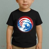 American Patriot Eagle Emblem Toddler T-Shirt thumb 2