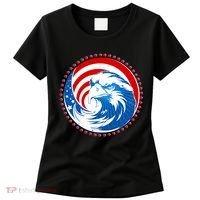American Patriot Eagle Emblem Women's T-Shirt thumb 0