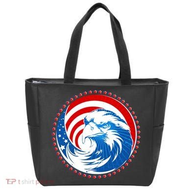 American Patriot Eagle Emblem Tote Bag