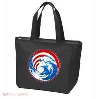 American Patriot Eagle Emblem Tote Bag thumb 3
