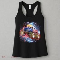 American Patriotic Monster Truck USA Women's Tank Top thumb 3