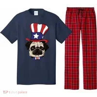 American Patriotic Pug Pajama Set thumb 0