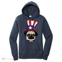 American Patriotic Pug Women's Hoodie thumb 0
