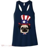 American Patriotic Pug Women's Tank Top thumb 0