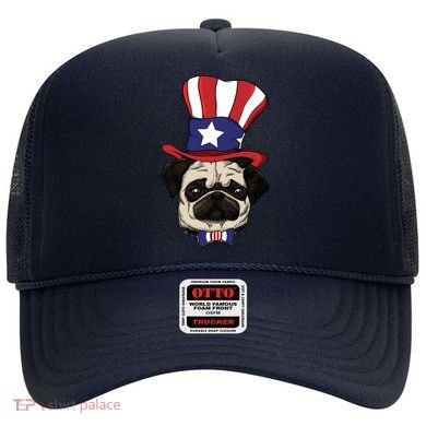 American Patriotic Pug Hat