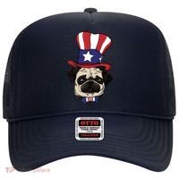 American Patriotic Pug Hat thumb 0