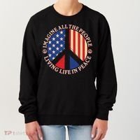 American Peace: People Living life In Peace Women's Sweatshirt thumb 0
