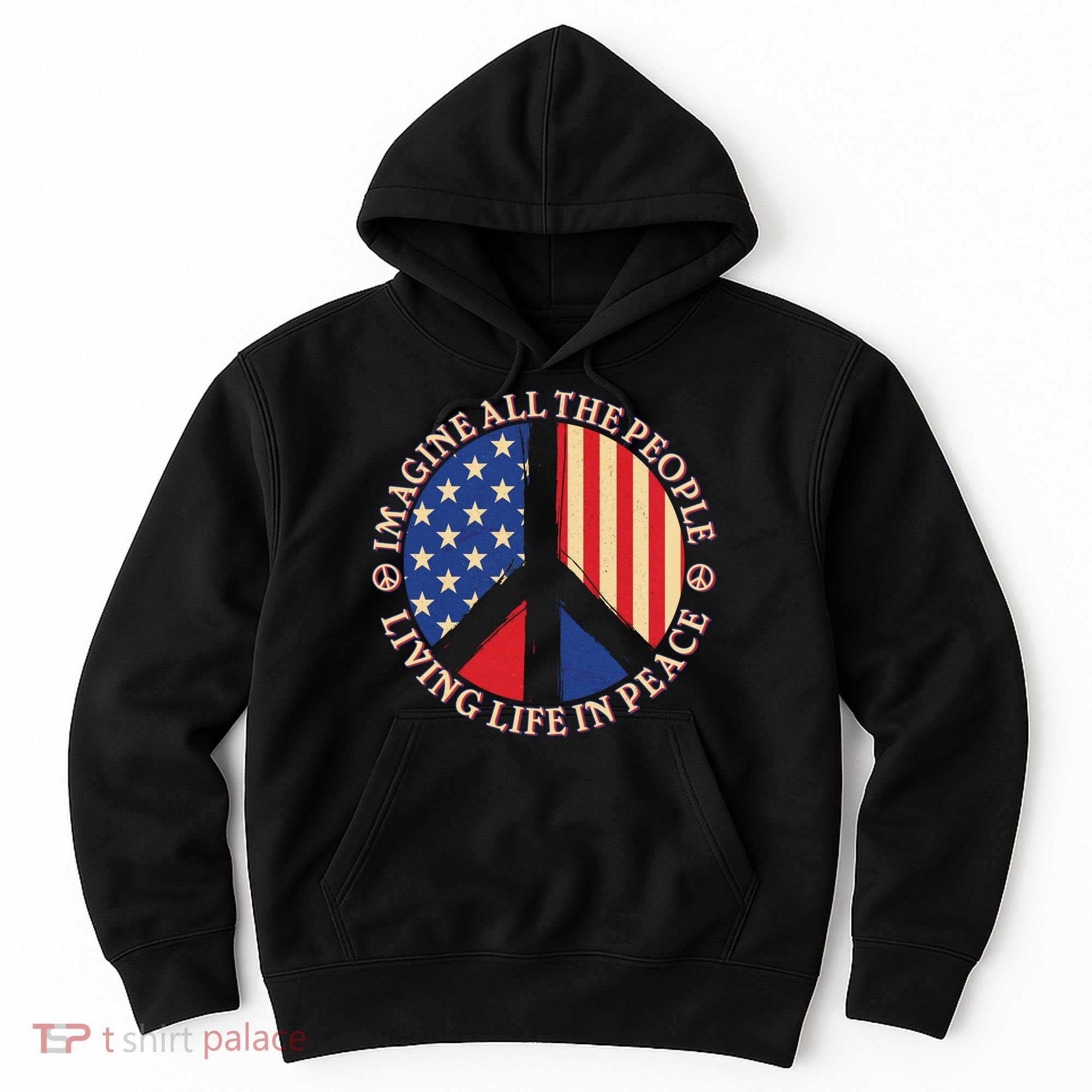 American Peace: People Living life In Peace Hoodie