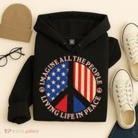 American Peace: People Living life In Peace Hoodie thumb 4