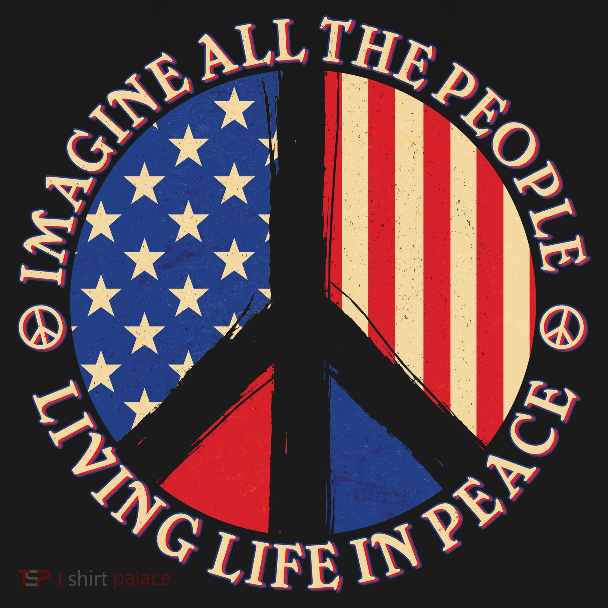 American Peace: People Living life In Peace Long Sleeve Shirt