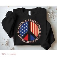 American Peace: People Living life In Peace Sweatshirt thumb 2