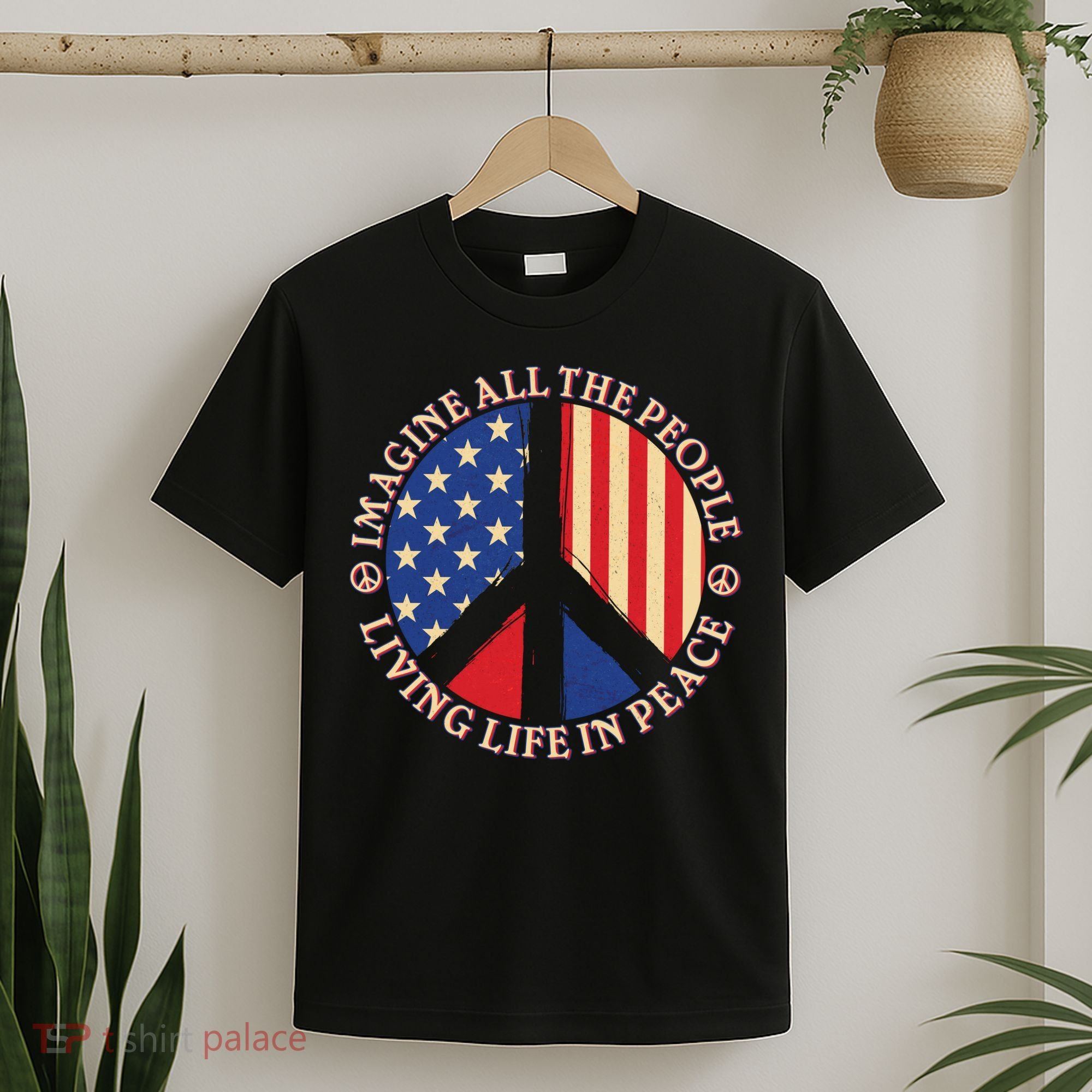 American Peace: People Living life In Peace T-Shirt